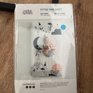 Rookie humans The Moon's Birthday  Crib Sheet Whimsical Baby Crib Sheet